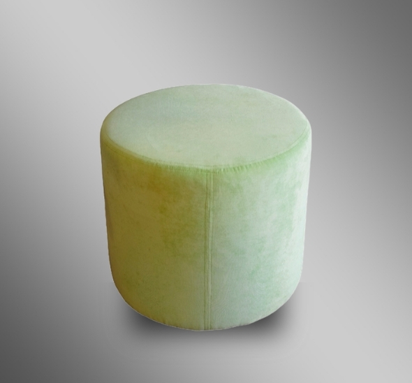 Пуфик круглый Светло-зеленый
