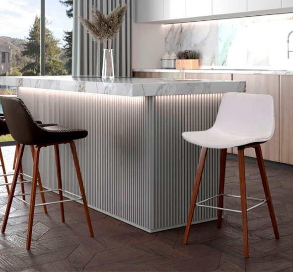 Стул барный Jonstrup белый