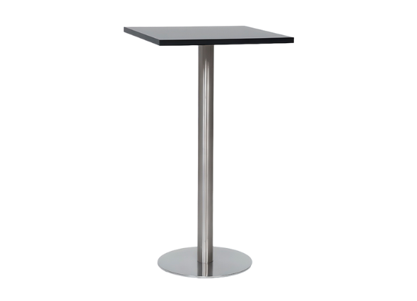 Стол коктейльный Quadratic 60х60 черный
