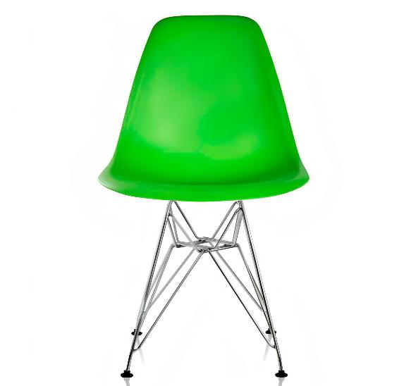 Стул Eames металл зеленый