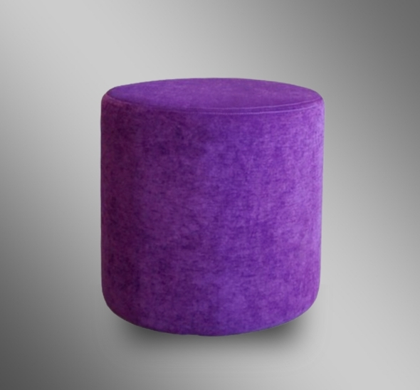 Пуфик круглый Пурпурный