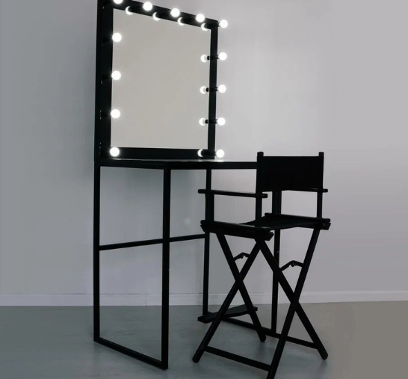 Стул визажиста чёрный