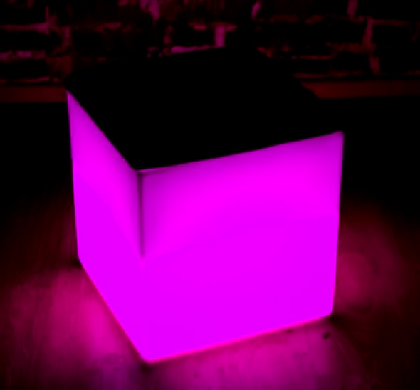 Пуф с подсветкой