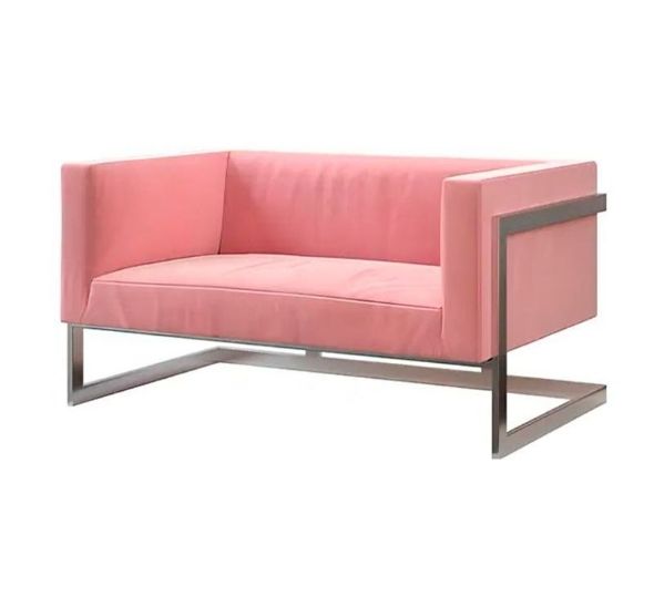 Диван Andrian Silver Pink