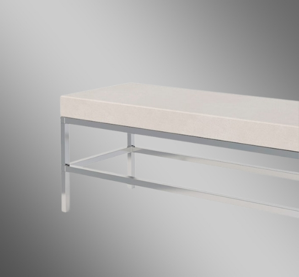 Банкетка белая