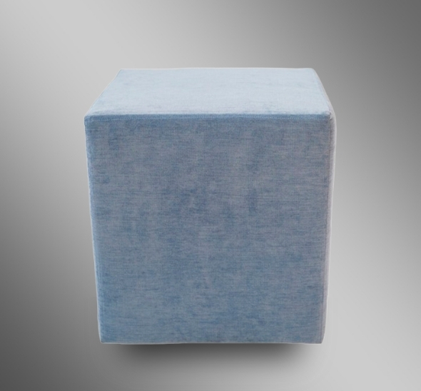 Пуфик Куб Небесно-голубой