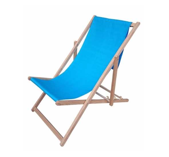 Голубой шезлонг