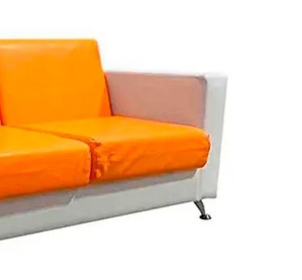 Диван Cube двухместный оранжевый
