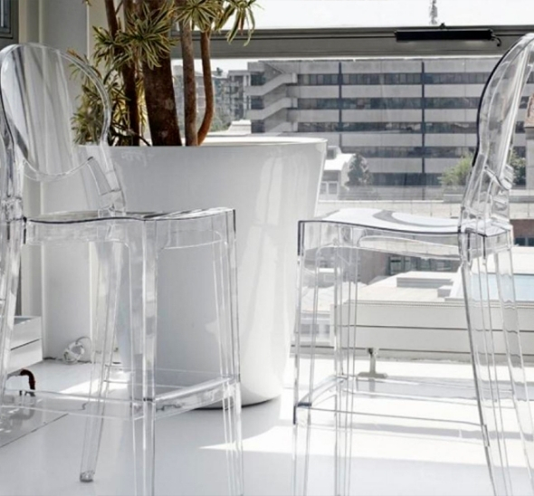 Стул барный Ghost Smoke