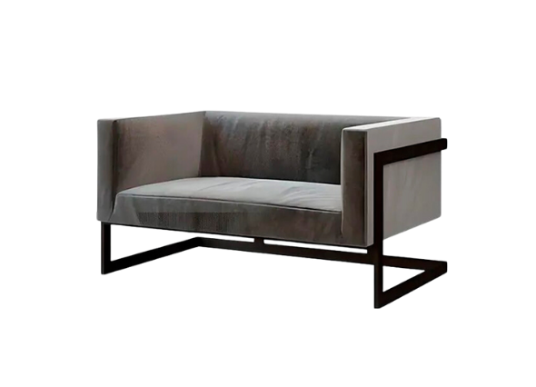 Диван Andrian Grey & Black