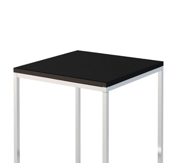 Стол-подиум Лаконичность с чёрной столешницей