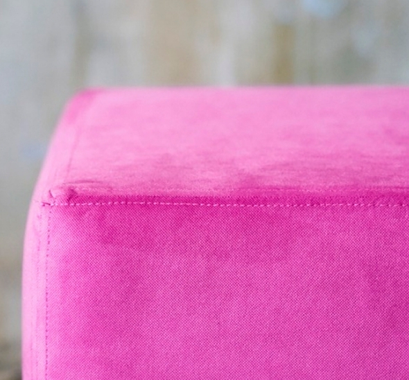 Пуфик Куб Фуксия