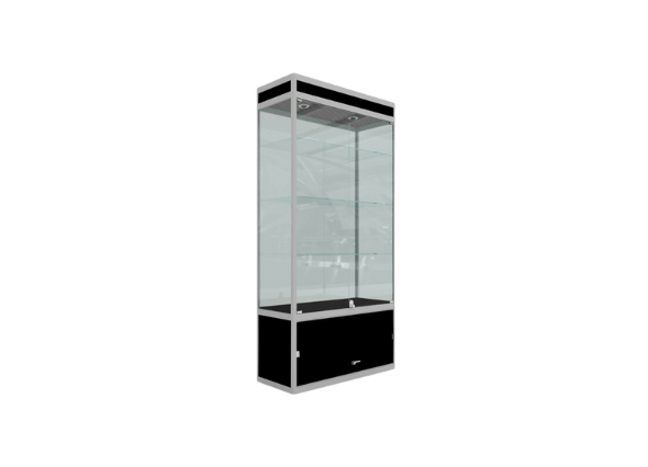 Выставочная витрина черная