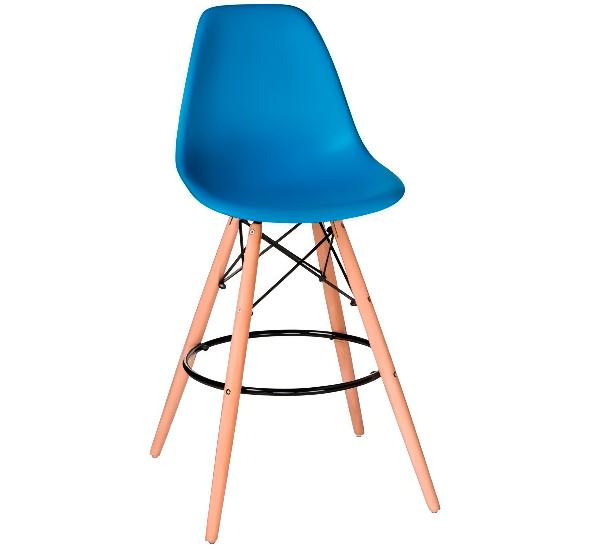 Стул барный Eames синий