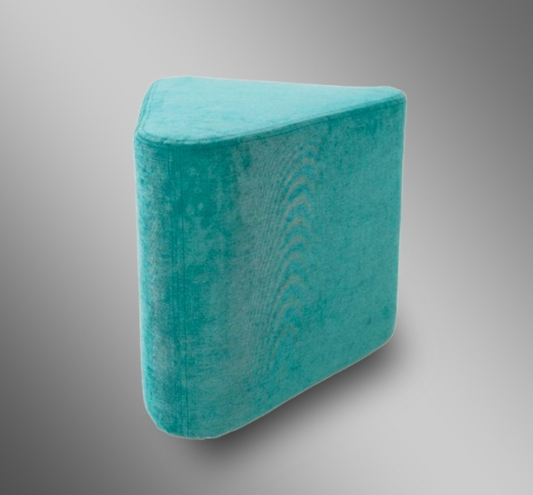 Пуфик треугольный Аквамарин