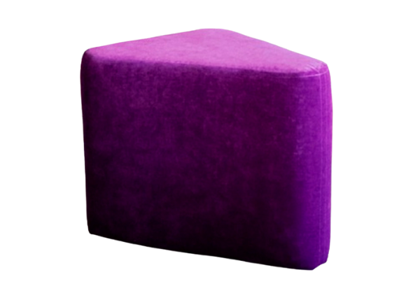 Пуфик треугольный Пурпурный