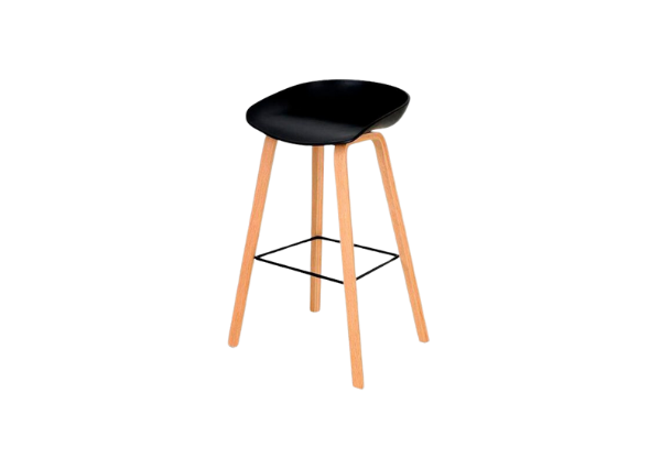 Стул барный Wood Black