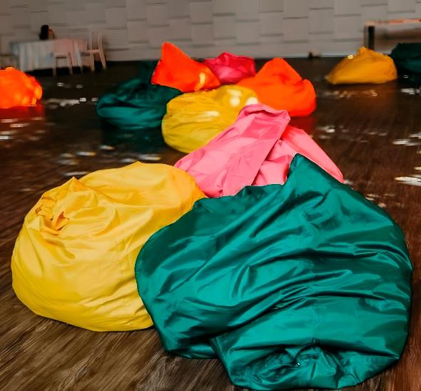 Пуф кресло-мешок темно-зеленый