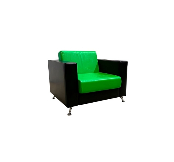 Кресло Cube зелено-черное