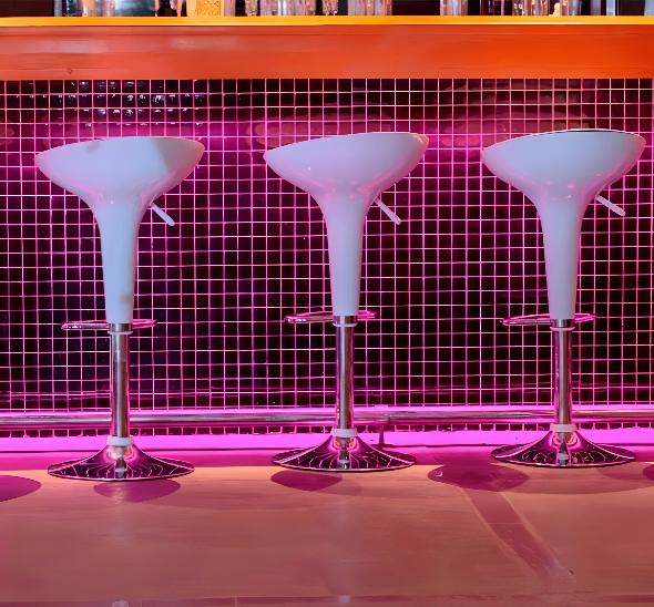 Стул барный Bombo белый