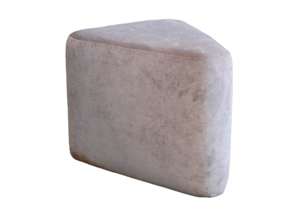 Пуфик треугольный Светло-серый