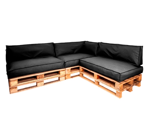 Угловой диван из паллет