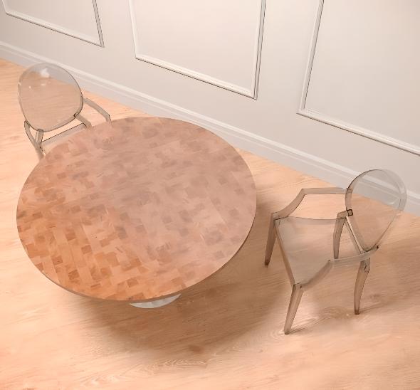 Стол со столешницей из дуба