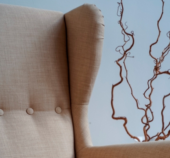 Кресло Страндмон Бежевое