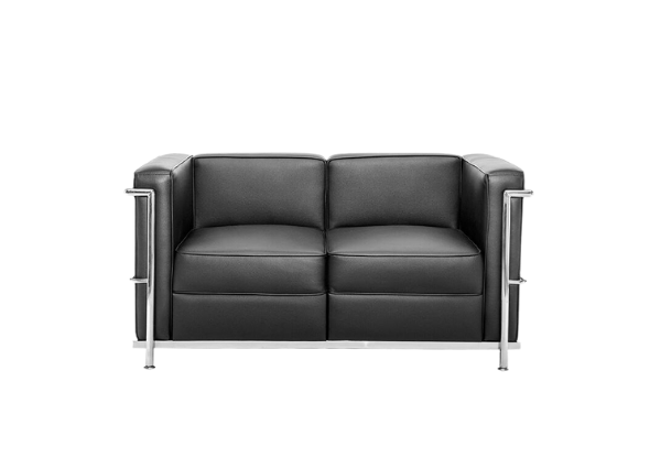 Диван Chrome двухместный черный