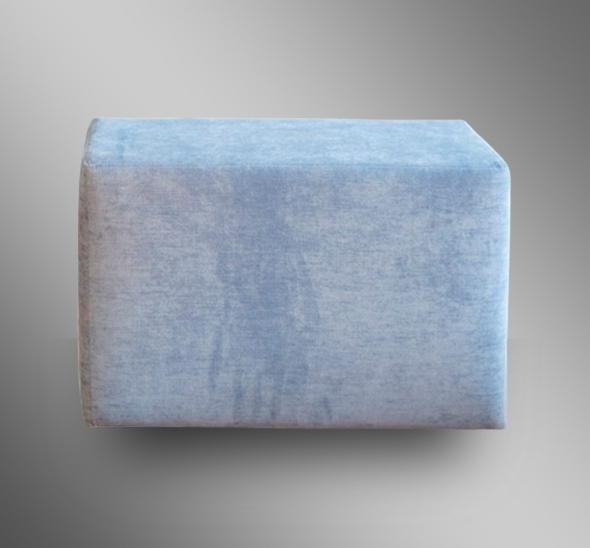 Пуфик прямоугольный Небесно-голубой