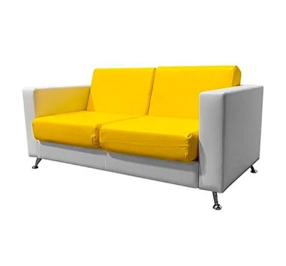 Диван Cube двухместный желтый