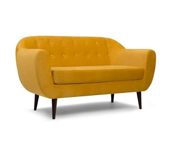 Диван Rotterdam двухместный желтый