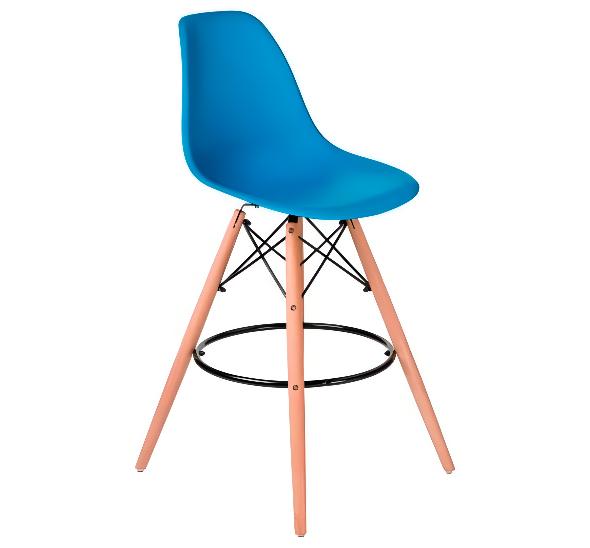 Стул барный Eames синий