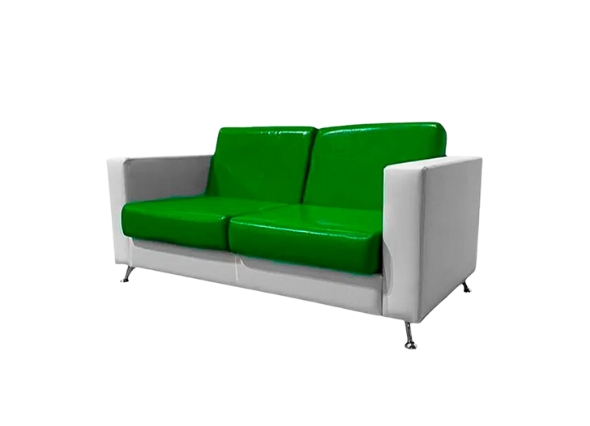 Диван Cube двухместный зеленый
