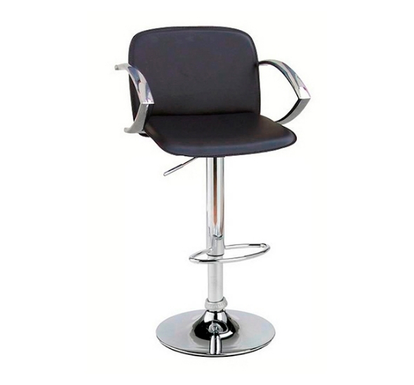 Стул барный для визажиста чёрный