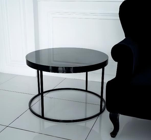 Журнальный стол Round Black