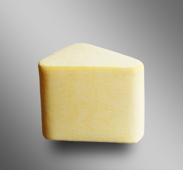 Пуфик треугольный Лимонный