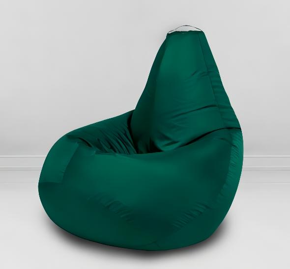 Пуф кресло-мешок темно-зеленый
