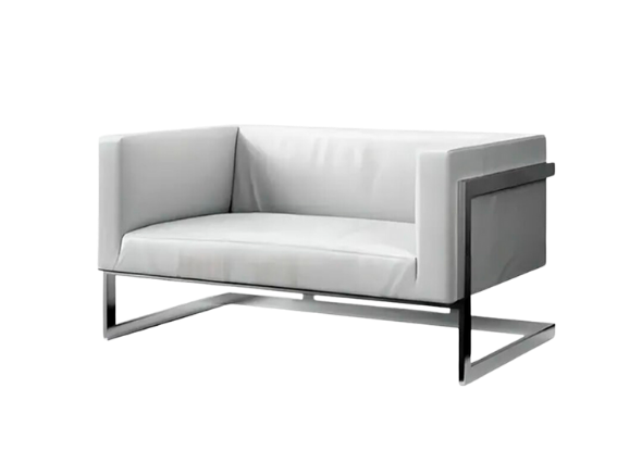 Диван Andrian Silver White