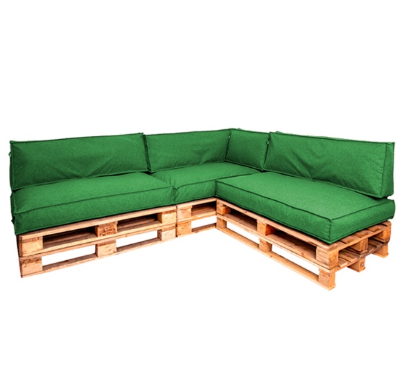 Угловой диван из паллет