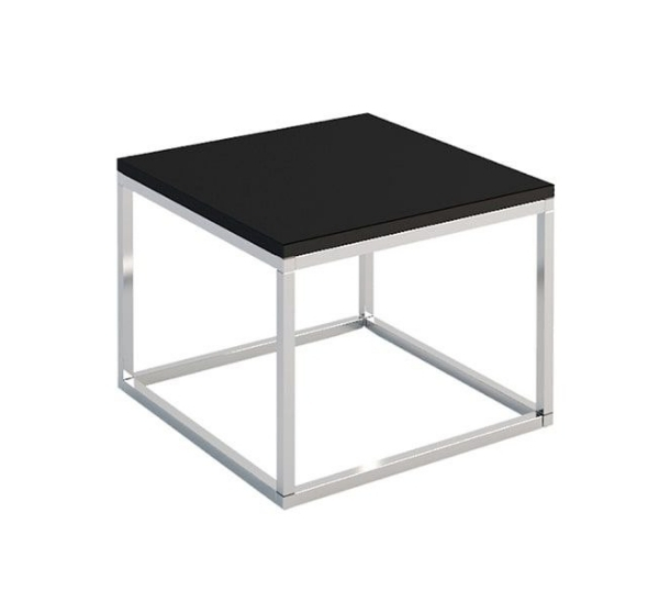 Стол журнальный Лаконичность с чёрной столешницей