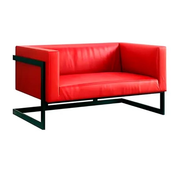 Диван Andrian Black & Red