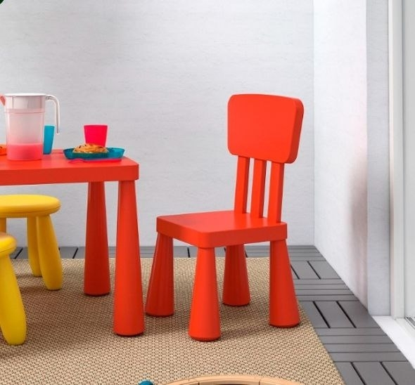 Детский столик Mammut Red