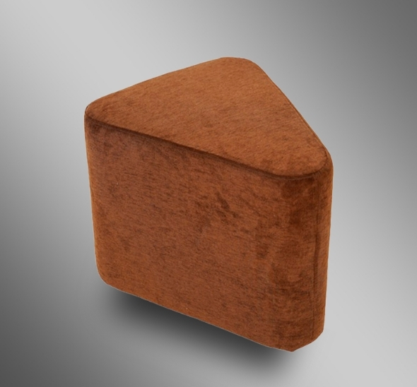 Пуфик треугольный Коричневый