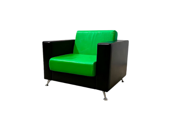 Кресло Cube зелено-черное