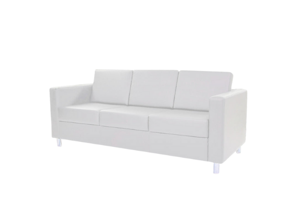 Диван Cyber трехместный белый
