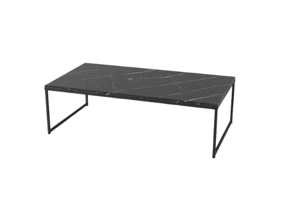 Стол журнальный чёрный мрамор