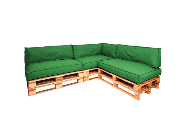 Угловой диван из паллет