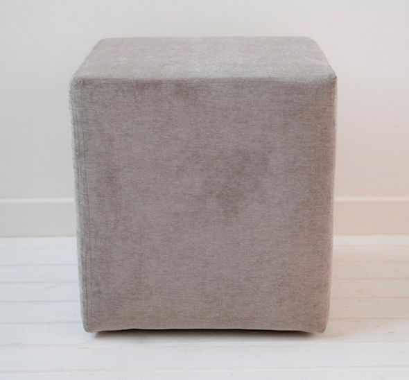 Пуфик Куб Серый