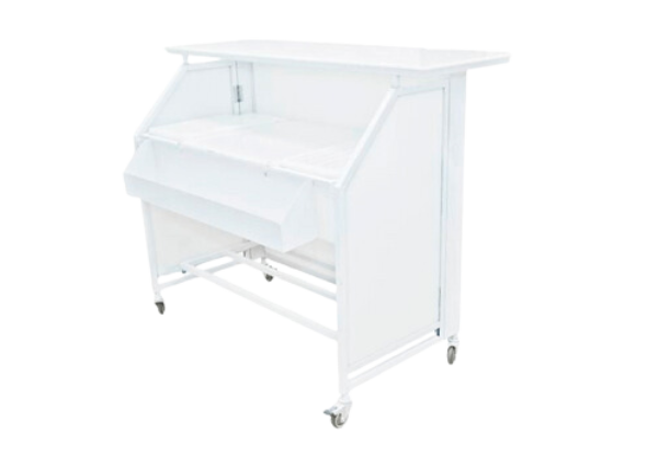 Белая разборная барная стойка